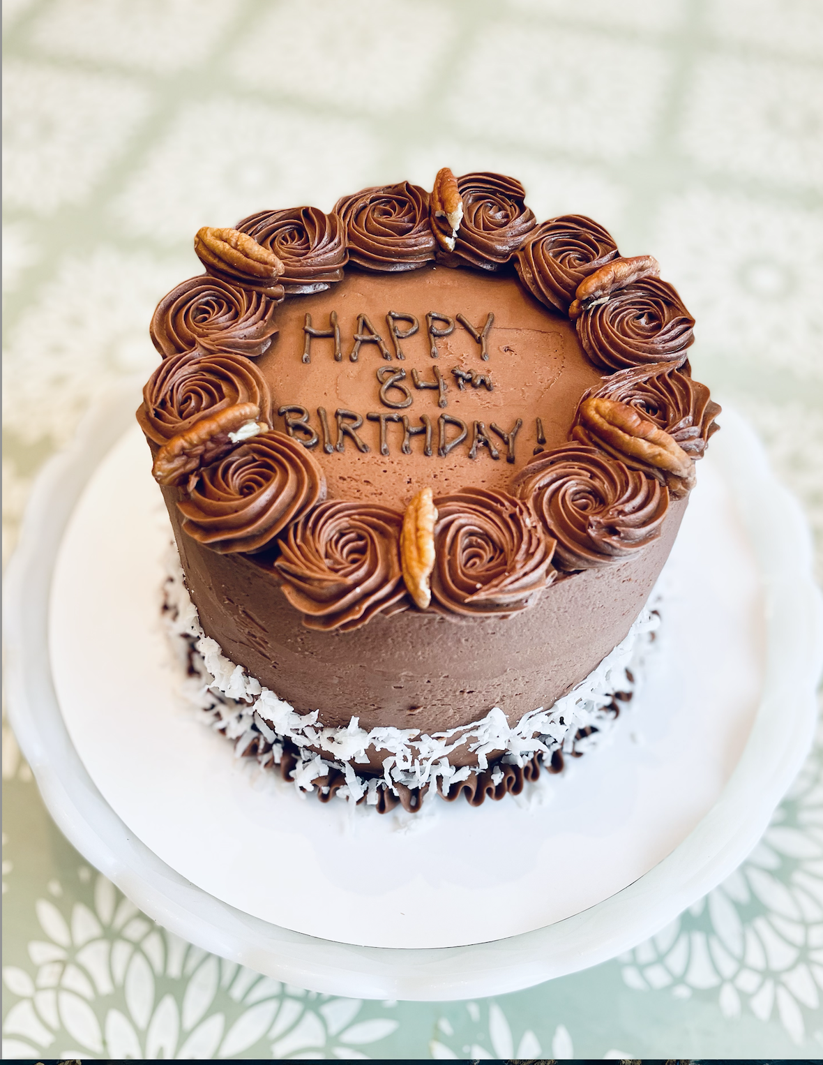 German Chocolate Cake for Dale House Bakery